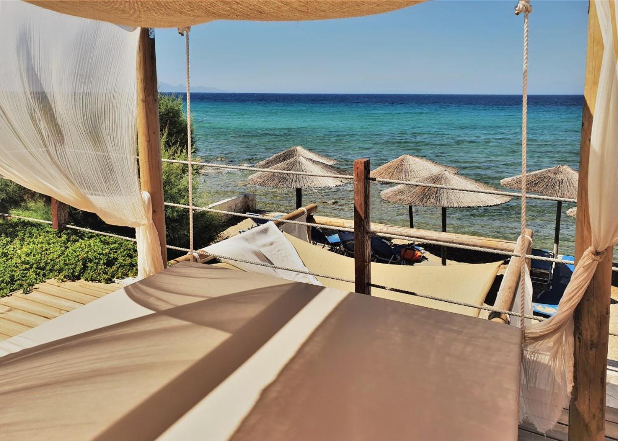 Tsamis Zante Suites (Adults Only) Psarou (Zakynthos) Exterior foto Beach at the hotel